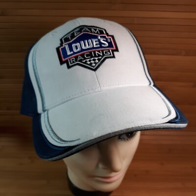 Jimmie  Johnson #48 blue cap Team Lowes NASCAR adjustable Winner's Circle 