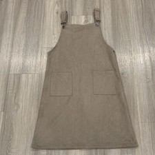 SHEIN Women’s Size XS EZwear Dual Pocket Overall Dress Brown