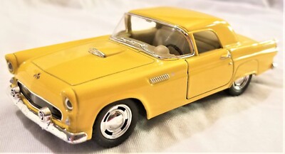 Kinsmart - 1:36 Scale Model 1955 Ford Thunderbird Yellow (BBKT5319DY)