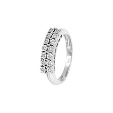 RUGIADA ANELLO FASCIA IN ORO BIANCO 18CT E DIAMANTI BLISS 799€