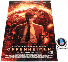 COMPOSER LUDWIG GORANSSON SIGNED 'OPPENHEIMER' 12x18 MOVIE POSTER 2 BECKETT COA COMPOSER LUDWIG GORANSSON SIGNED 'OPPENHEIMER' 12x18 MOVIE POSTER 2 BECKETT COA