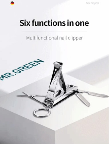 MR.GREEN 6-in-1 Multifunktionaler Nagelknipser sechs Funktionen Nagel kleine Schere - Bild 9 von 18