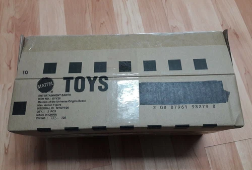 Masters of the Universe Origins Beast Man Mattel Factory Shipping Box Only  