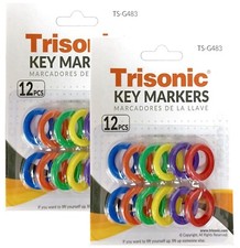 24-count Rubber Color Soft Key Top Cover Topper Caps Id Marker Case Keyring Tags 24-count Rubber Color Soft Key Top Cover Topper Caps Id Marker Case Keyring Tags