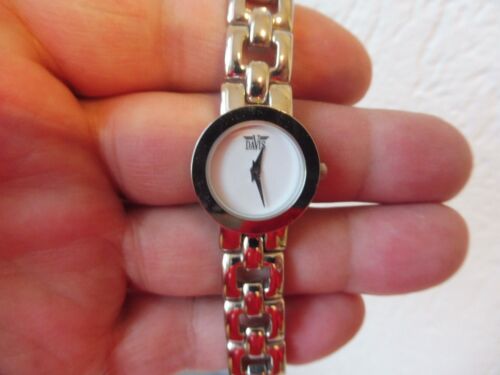 Bella Orologio Da Polso Davis Acciaio Nuovo!