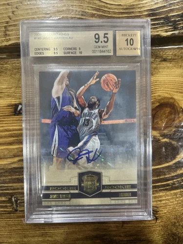 2009-10 Court Kings Auto James Harden Rookie RC /649 #145 BGS 9.5