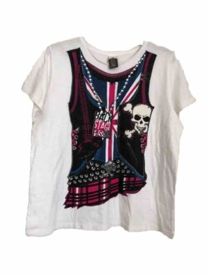 ROCK BACK STAGE PASS UNISEX T SHIRT TOP WHITE 3XL (22/24) NEW.