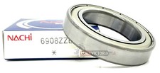 NACHI 6908 ZZE MADE IN JAPAN Deep Groove Ball Bearings 40x62x12 Steel Cage