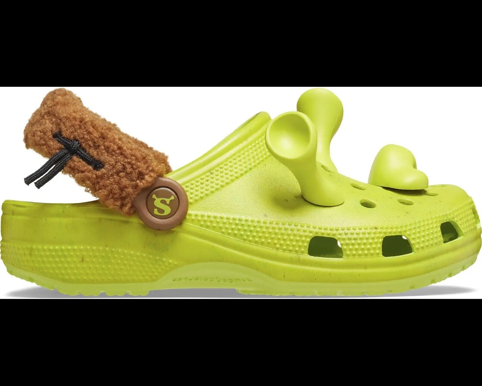 Crocs SHREK CLASSIC CLOG UNISEX - Sandalias planas - lime punch/verde claro  