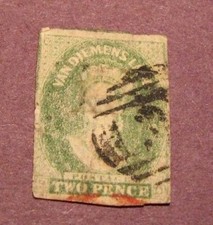 Australia Tasmania Stamp Scott# 12b  Queen Victoria 1857-69 C86
