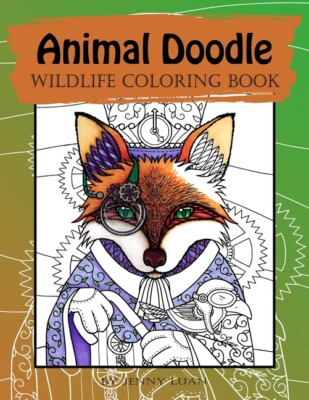 Animal Doodle: Wildlife Coloring Book