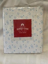 Crib Sheet Amy Coe Three Acre Farm 200 Thread Count 100 Cotton NEW