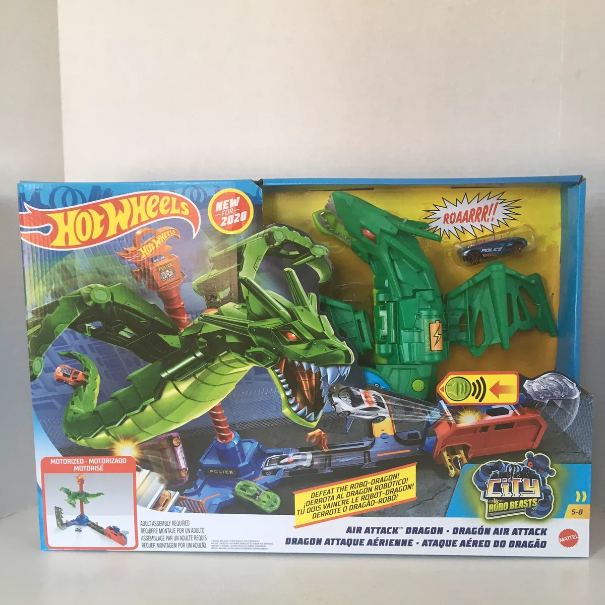  Hot Wheels Air Attack Dragon, Play Set : Toys & Games