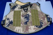 Sanhsehome Tactical Dog Harness X-Large Woodland Camo Vest Adjustable