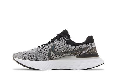 Nike React Infinity Run Flyknit 3 Black Grey Fog DH5392-006 | eBay