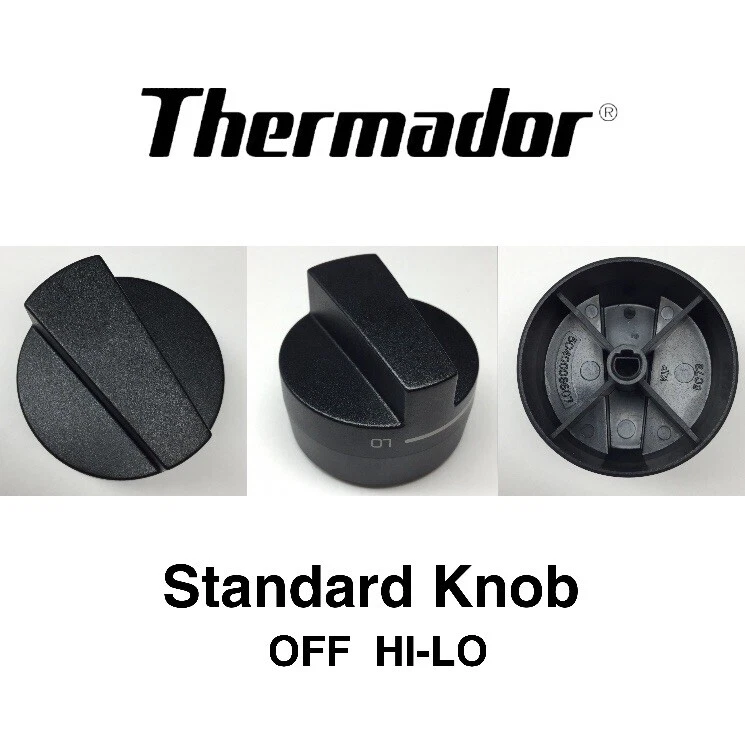 NEW Thermador Pro Range & Cooktop Metallic Stndrd Burner Control Knob, OFF HI-LO
Opens in a new wind