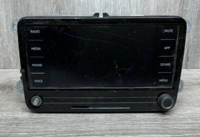 2021 VOLKSWAGEN PASSAT RADIO RECEIVER DISPLAY SCREEN W/o NAVIGATION OEM