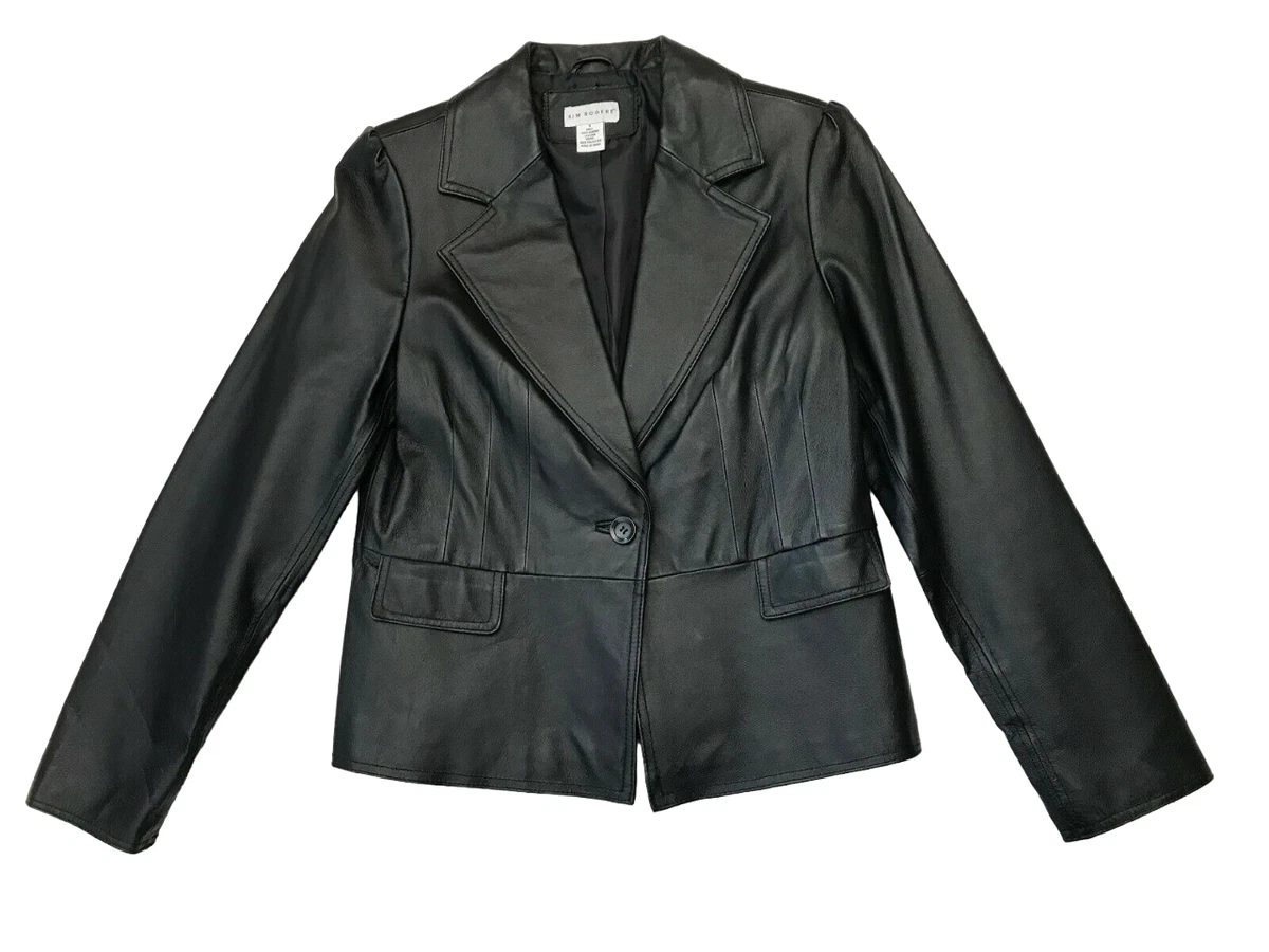 Kim rogers leather jacket sale