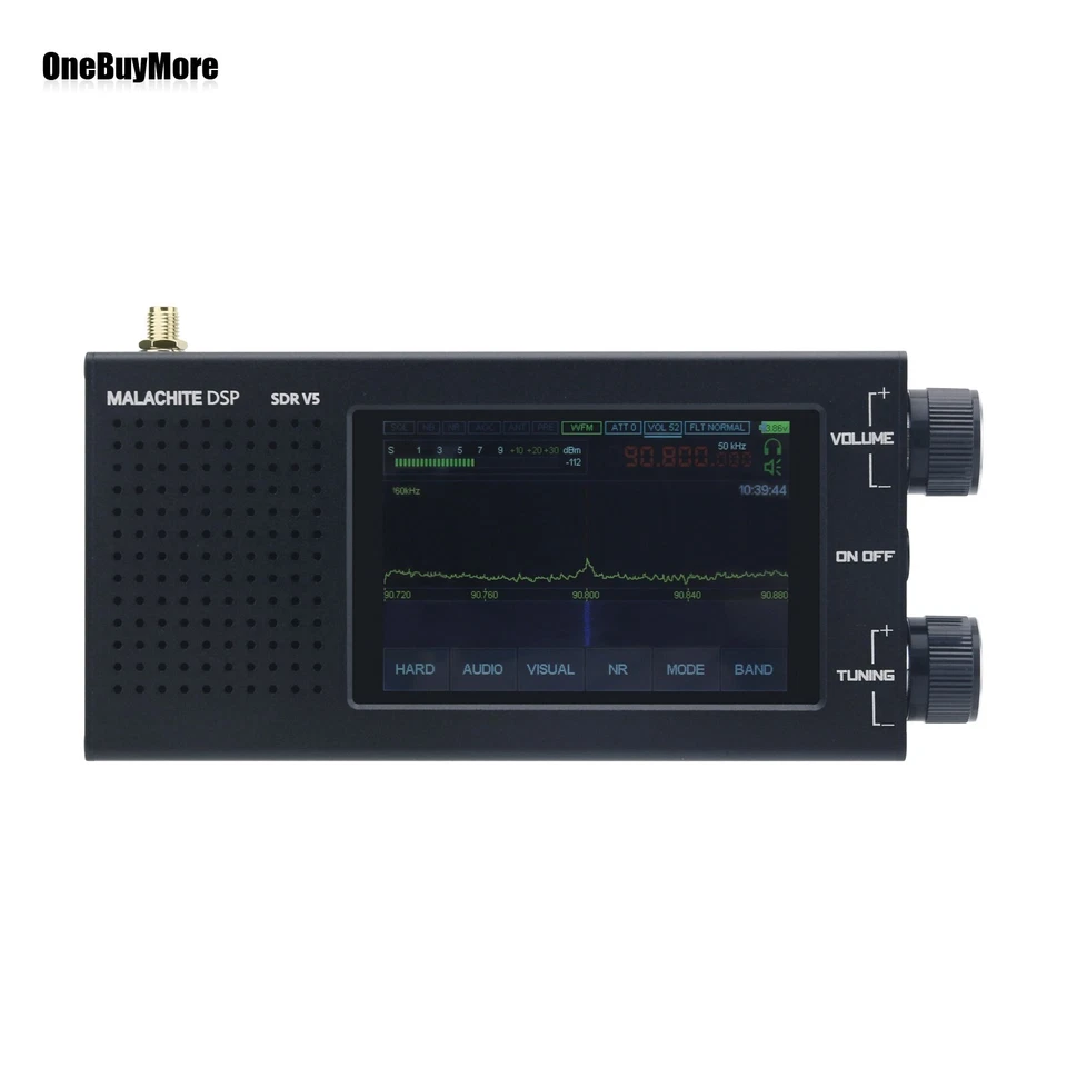 Receptor de rádio Malaquita DSP SDR V5 1.10D firmware ondas curtas AM SSB DSB CW NFM - Imagem 2 de 4