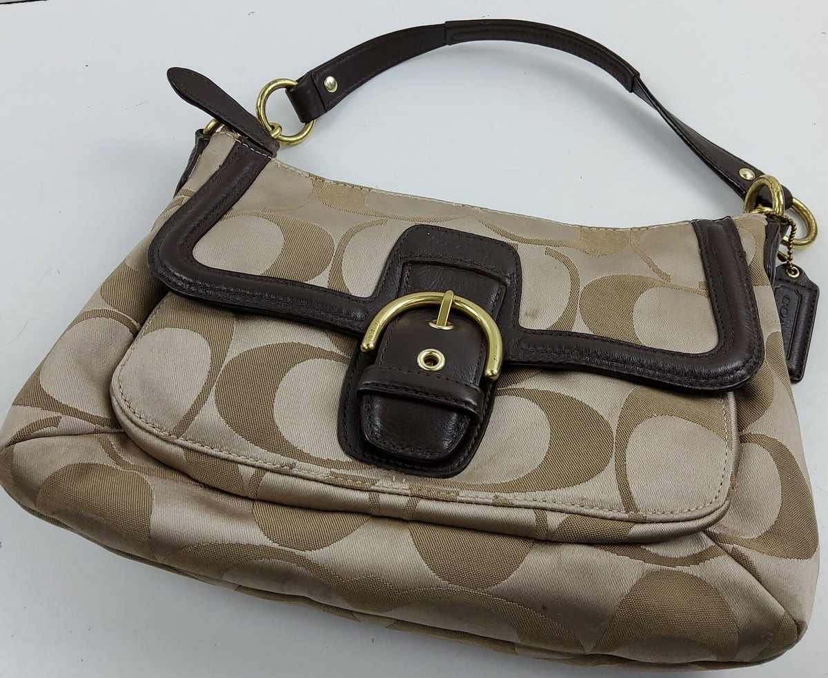 Campbell様 Coach Signature F25289 Campbell Small Hobo Handbag Purse