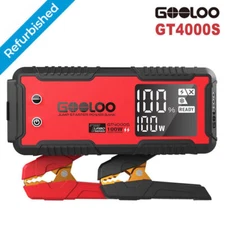 GOOLOO GT4000S Jump Starter 4000 Amp Car Starter 100W Fast-Charging Jump Box 12V