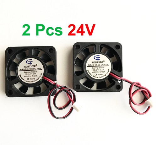 2 Pcs 5V 12V 24V 40mm Cooling Computer Fan 4010 40x40x10mm DC 3D Printer 2-Pin - Picture 6 of 6