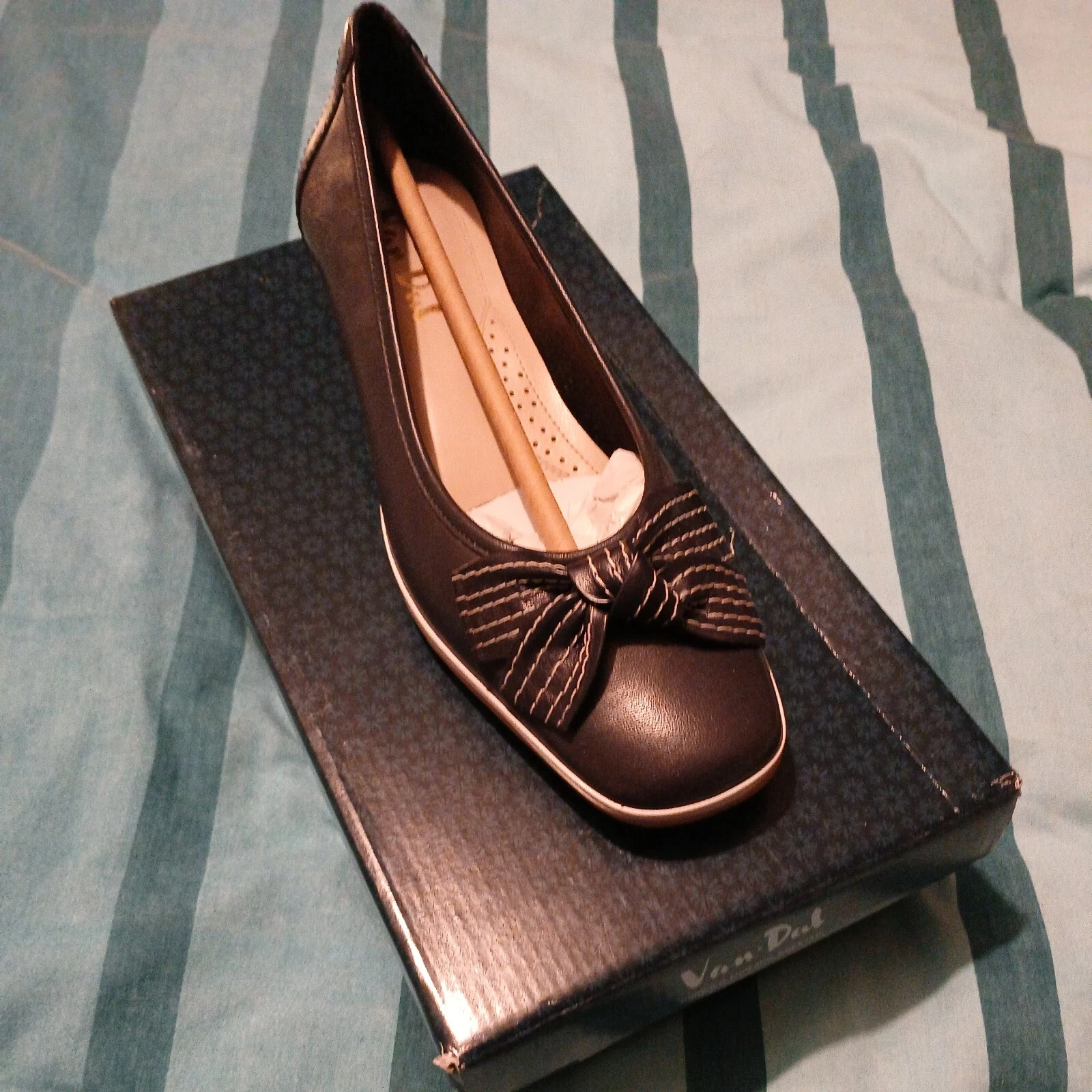 VANS SCARPE DONNA VAN DAL BARBADOS II MINIGHT COMBI PELLE TACCO BASSO ZEPPA taglia 5