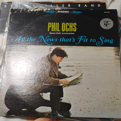 Phil Ochs All the News That's Fit to Sing Elektra EKS-7299 12'' Vinyl LP