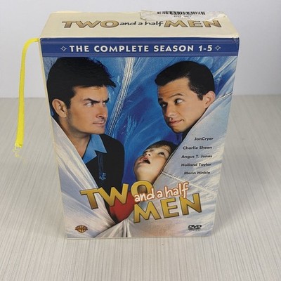 TWO &Half Men TV SHOW Complete 5 Seasons. Total 26 DVDS CHARLIE SHEEN JON CRYER