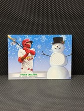 2021 Topps Holiday Dylan Carlson Relic RC #WRC-DC Cardinals