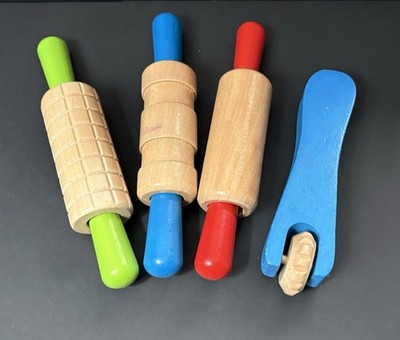 Melissa & Doug ''Shape, Model & Mold'' Replacement 4 Pc Wooden Parts