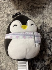 Squishmallows Luna The Penguin Ornament Plush 4"