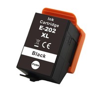 1 Schwarze Xl Drucker Tintenpatrone Ersetzen Epson 202Xlbk Non-Oem / Kompatibel