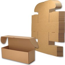 12x6x4 Shipping Boxes Brown Mailer Corrugated Cardboard Box Set of 25