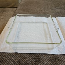 Pyrex 222-R Square Bake Casserole Cake Pan Di...