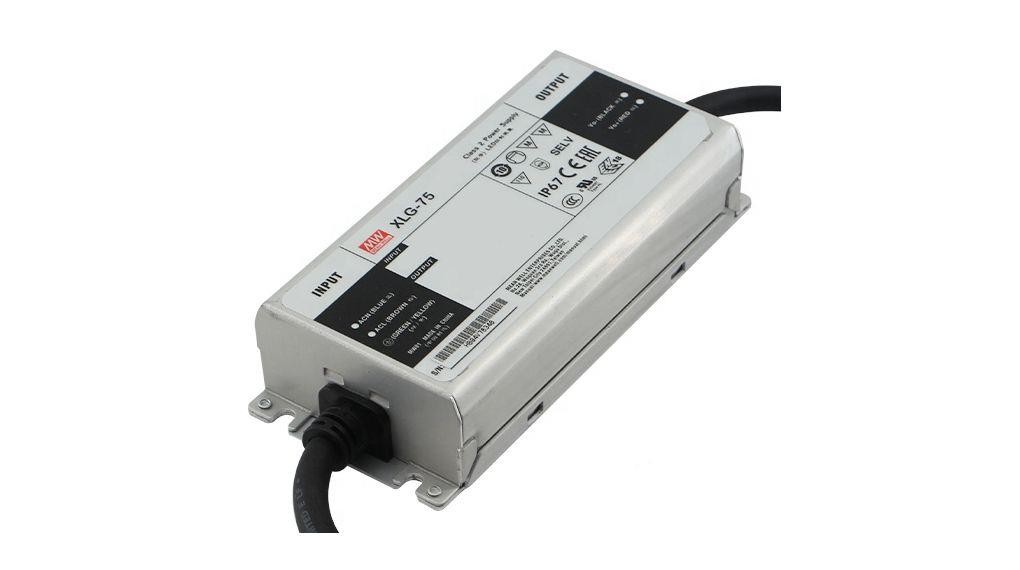 Alimentation LED 75W Mean Well XLG pour remplacer un driver défectueux