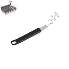 Grill Grate Lifter Tool Cast Iron Grid Lever Lock Lifting Gripper Handle Clip...