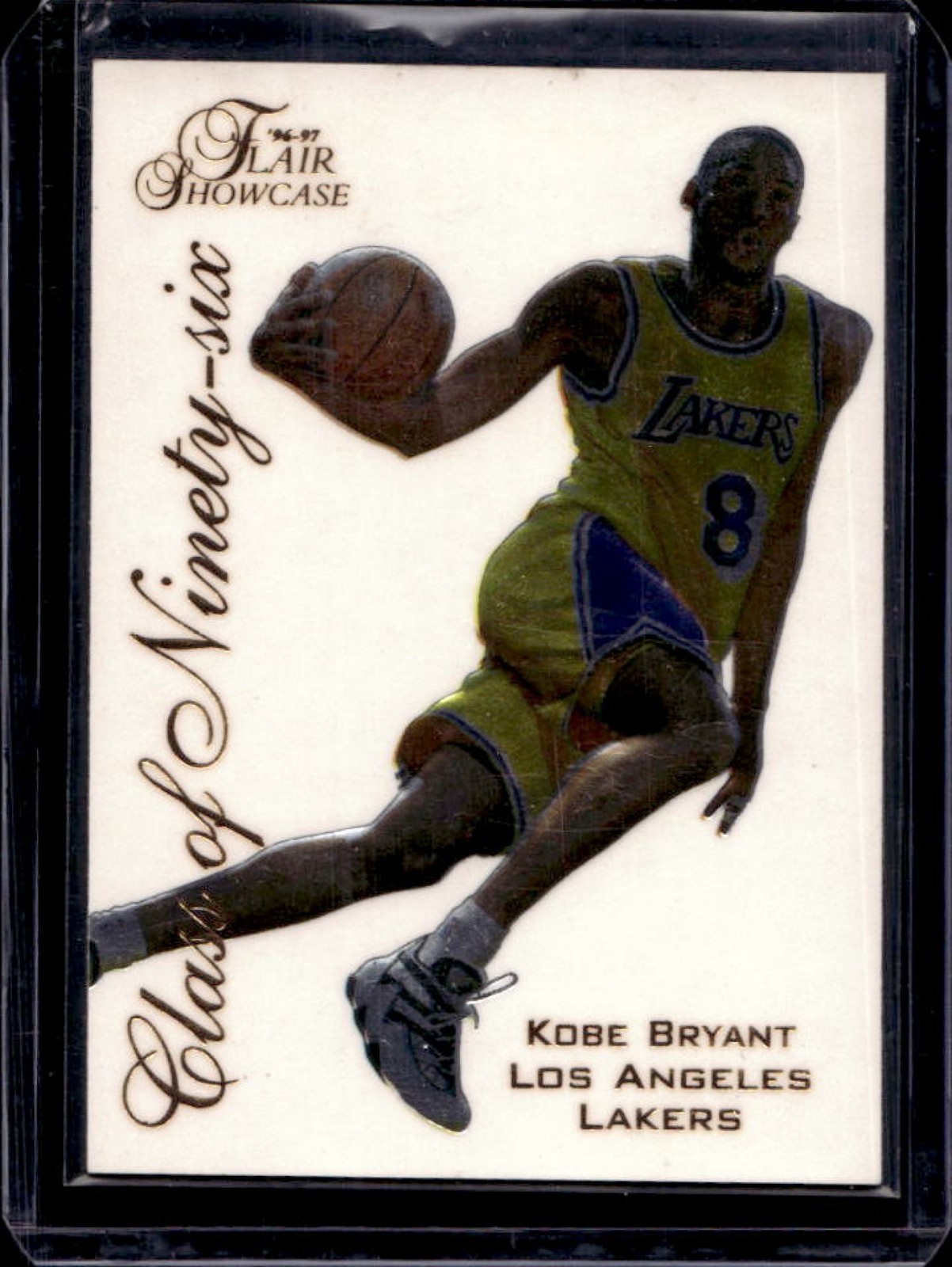 Kobe Bryant 1996 Flair Showcase #4 Class of '96 Price Guide