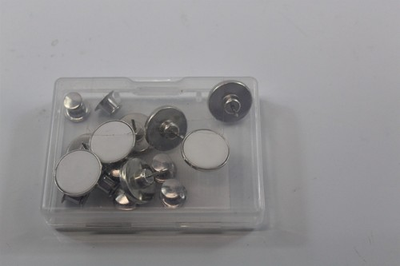 #ad #ad Button Replacement Set White Chrome Instant Button 8 Sets Snap Buttons $7.37