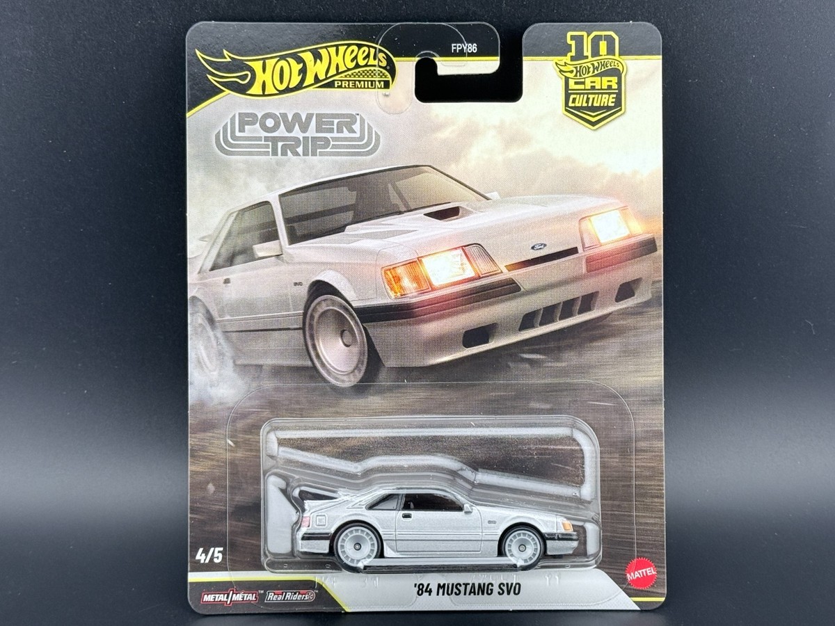 有元利夫全作品 1973～1984 Hot Wheels 1984 FORD MUSTANG SVO Silver Power Trip FPY86-961 R 1