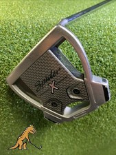 Used RH TaylorMade Spider X Hydroblast Silver 34” Mallet Putter