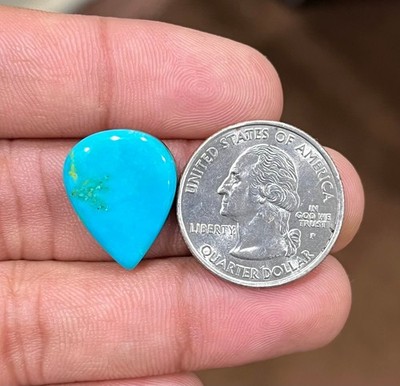 Blue Bird AAA Grade Natural Turquoise Pear Cabochon Gemstone 09 Carat H0=158