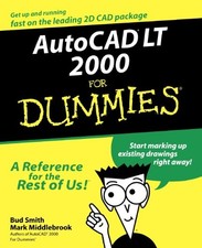 AutoCAD LT 2000 For Dummies by Smith, Bud E. Paperback Book The Cheap Fast Free