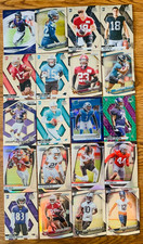 2025 Panini Lot of 20 Football Cards - Purple Prizm Inserts Rookies Vets Stars
