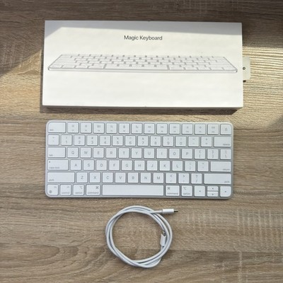 Apple Magic Keyboard (Compact, USB-C) - White/Silver - Original Box + Cable