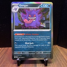 Pokémon Gengar 050/088 POR EN Stage 2 HP130 Mind Jack Rare Nintendo TCG Card