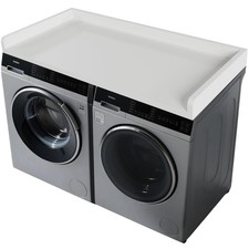 Washer Dryer Countertop - Wood Laundry Washer Dryer Topper with Anti-Slip Mat...