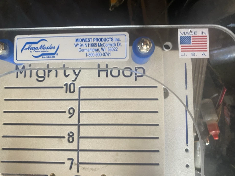 Aro magnético bordado Mighty Hoop 10x10 pulgadas MH-TJ360-1010-BKT-L Foto 3 de 3