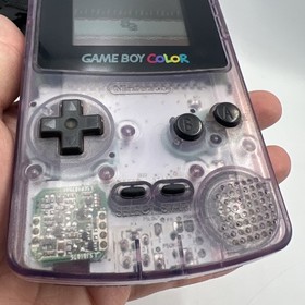 Nintendo Game Boy Color Handheld  - Atomic Purple GameBoy System CGB-001 - Case
