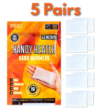 Instant Hand Warmers 5 Pairs Portable Long Lasting 10 Hours Best for Outdoor Use